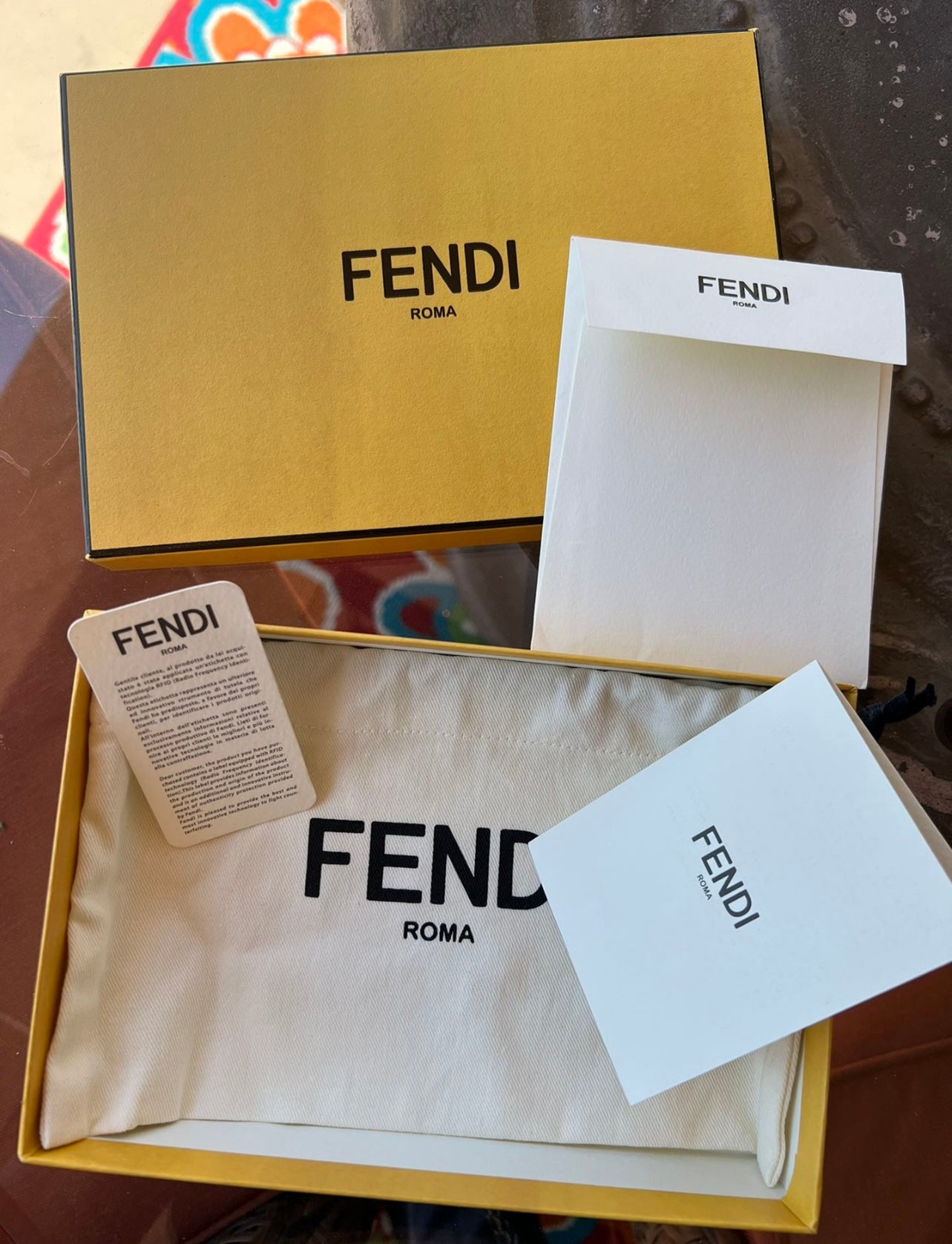 Pre-owned Fendi Continental Wallet On Chain