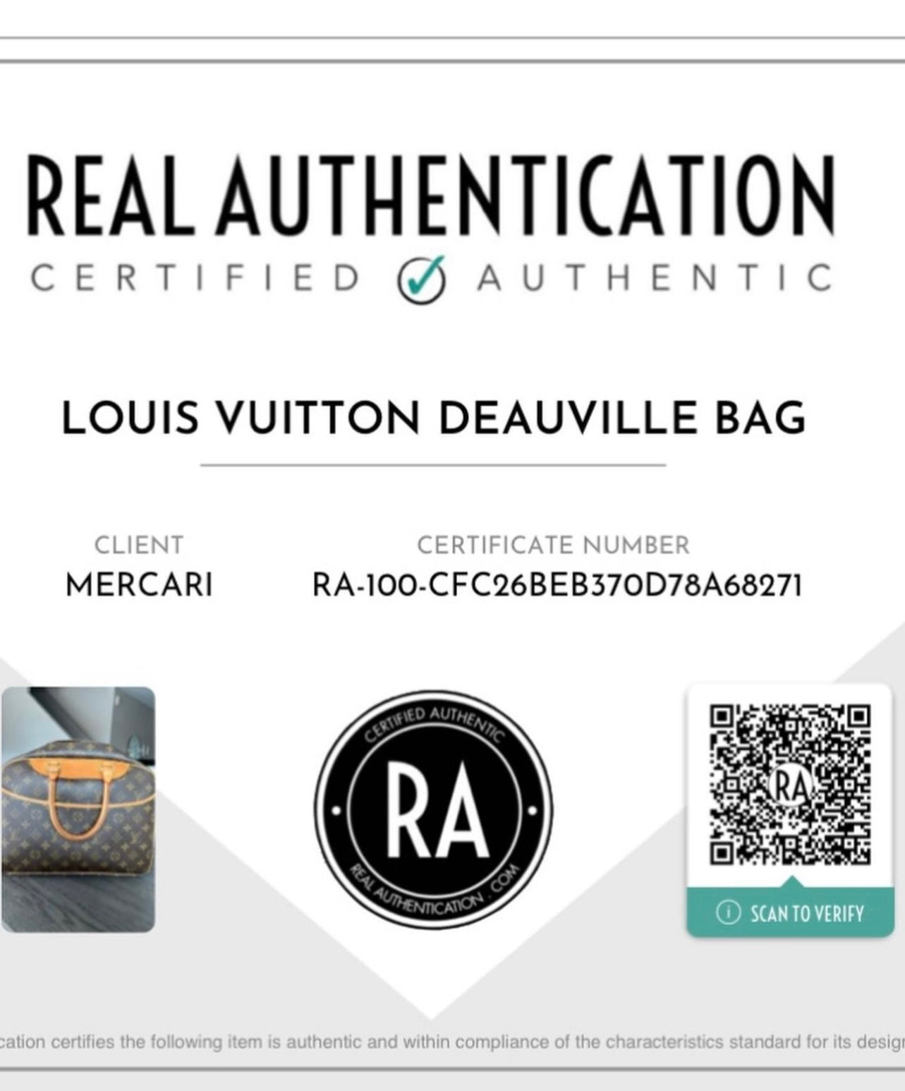 Pre-owned Louis Vuitton Deauville Bag