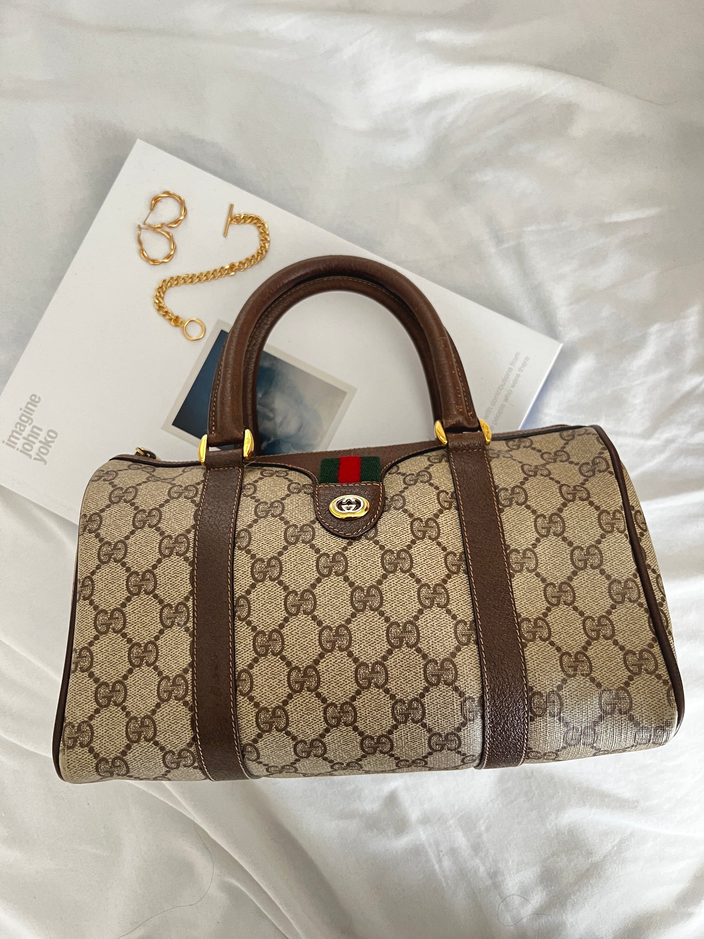 Pre-owned Gucci Boston Handbag