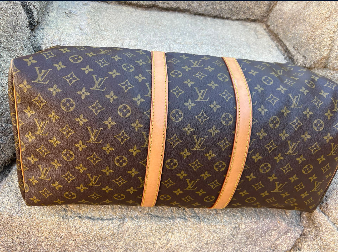 Pre-owned Louis Vuitton Keepall 55 Travel Bag