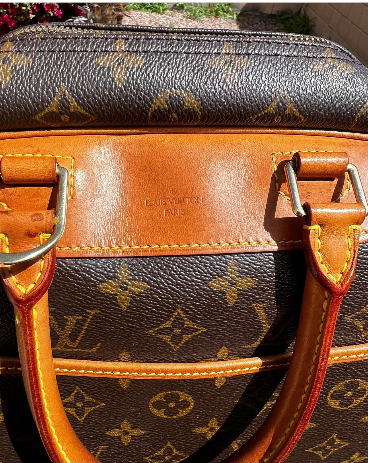 Pre-owned Louis Vuitton Deauville Bag