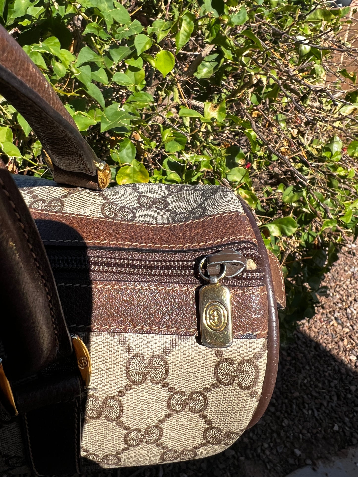 Pre-owned Gucci Boston Handbag