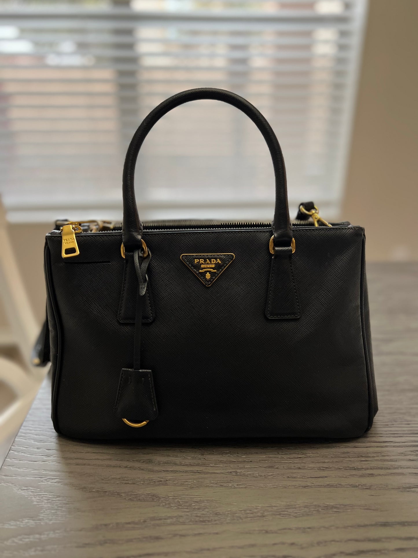 Pre-owned Prada Saffiano Galleria Tote Bag