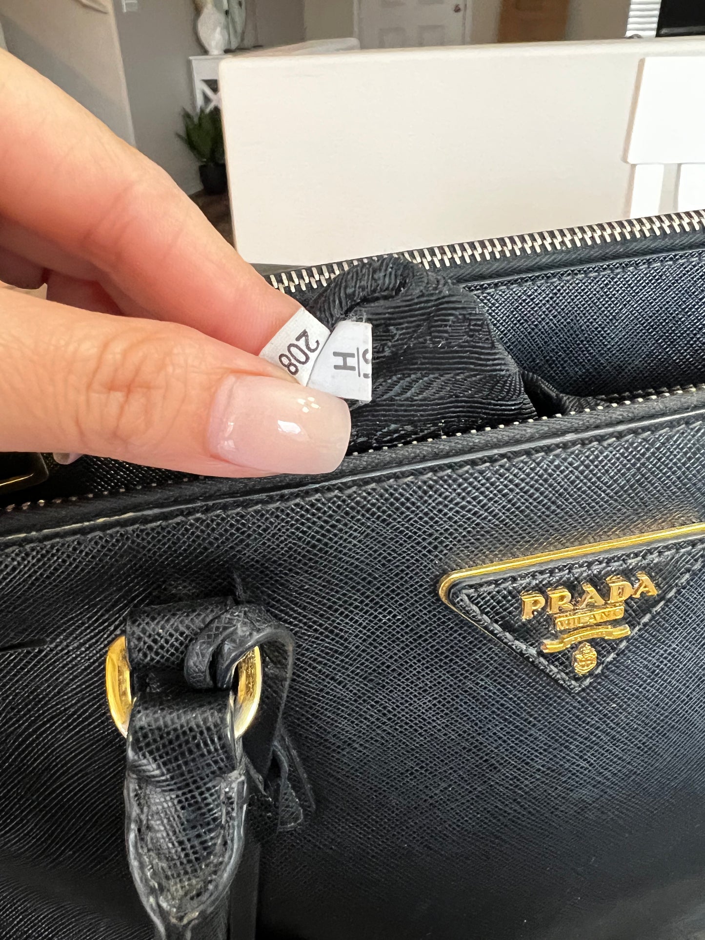 Pre-owned Prada Saffiano Galleria Tote Bag