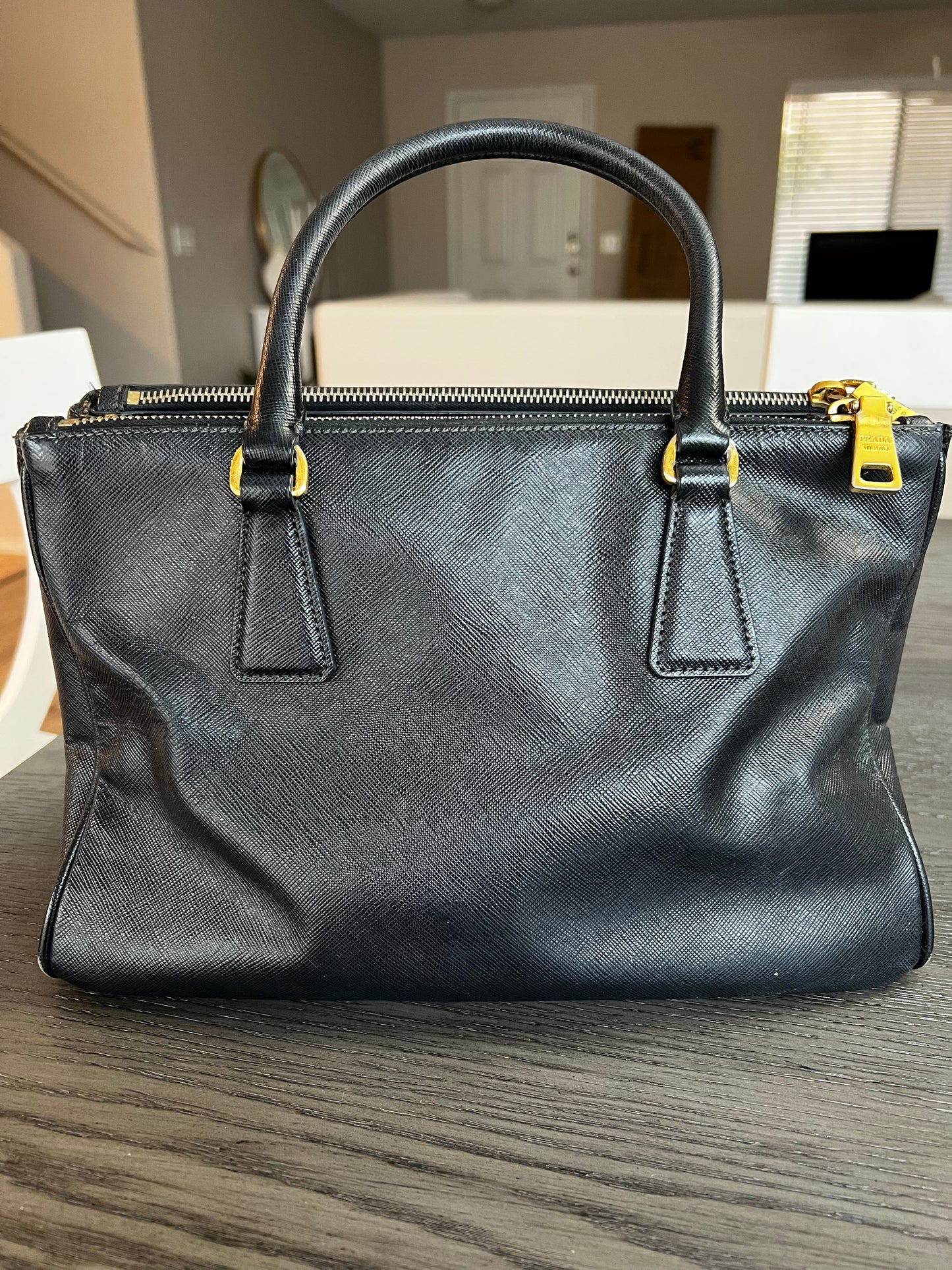 Pre-owned Prada Saffiano Galleria Tote Bag