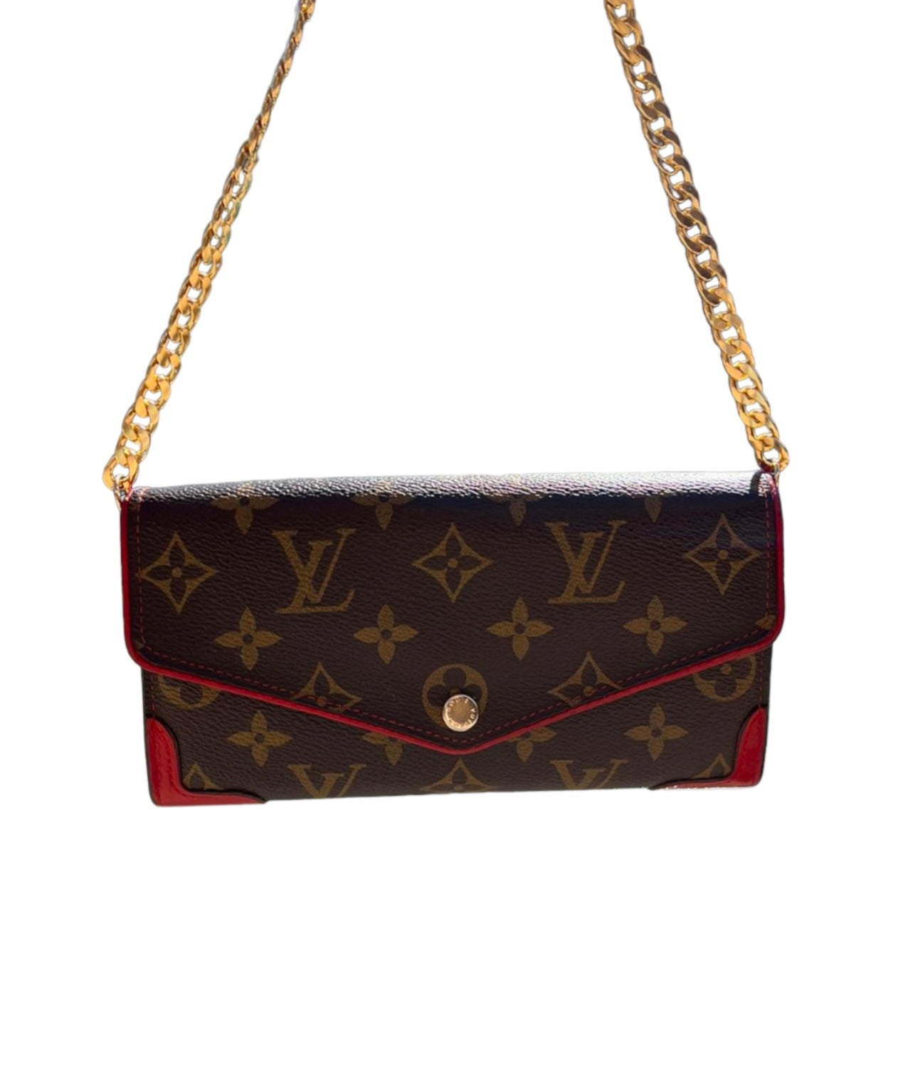 Pre-owned Louis Vuitton Retiro Wallet On Chain