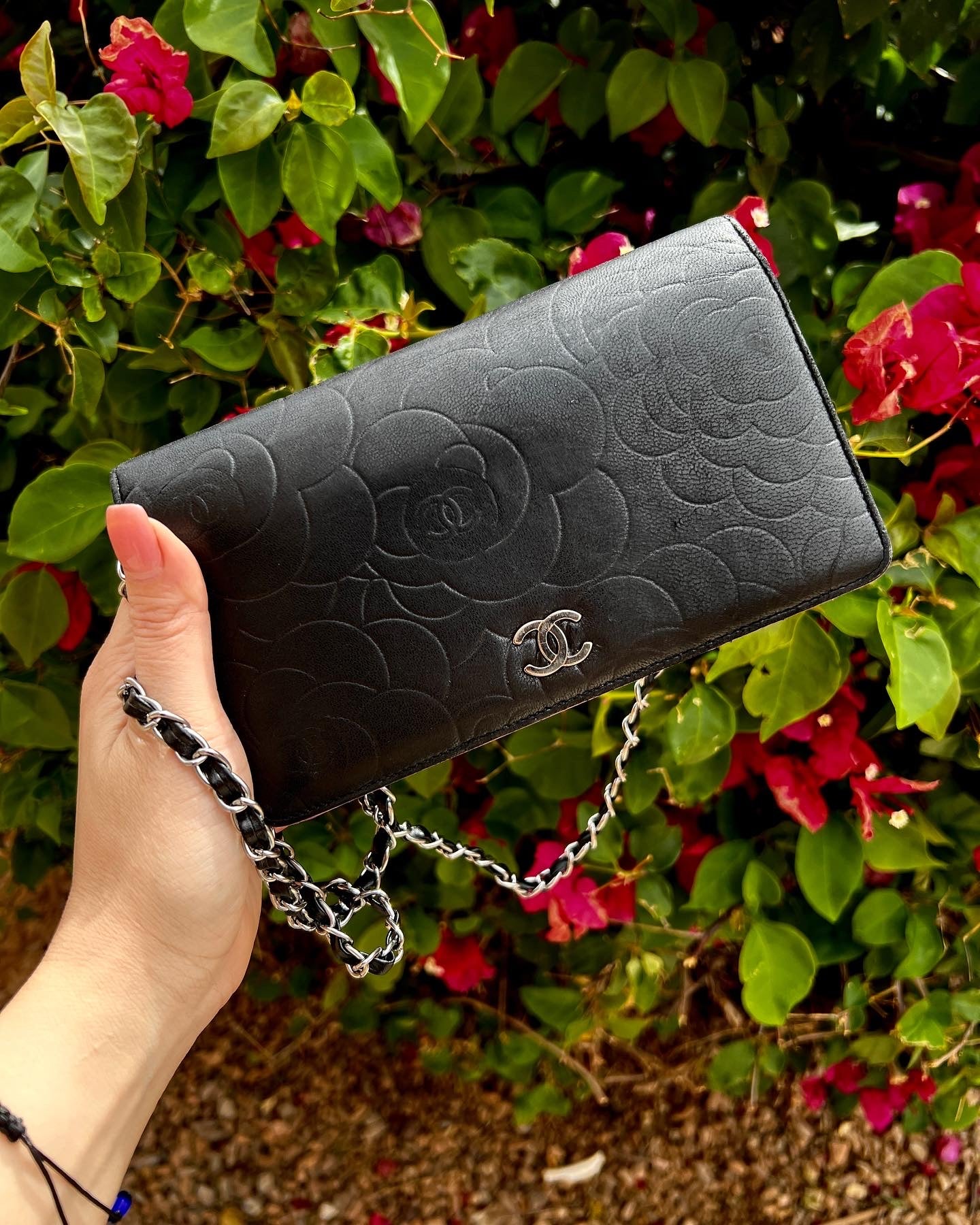 Pre-owned Chanel Wallet On Chain Crossbody Bag