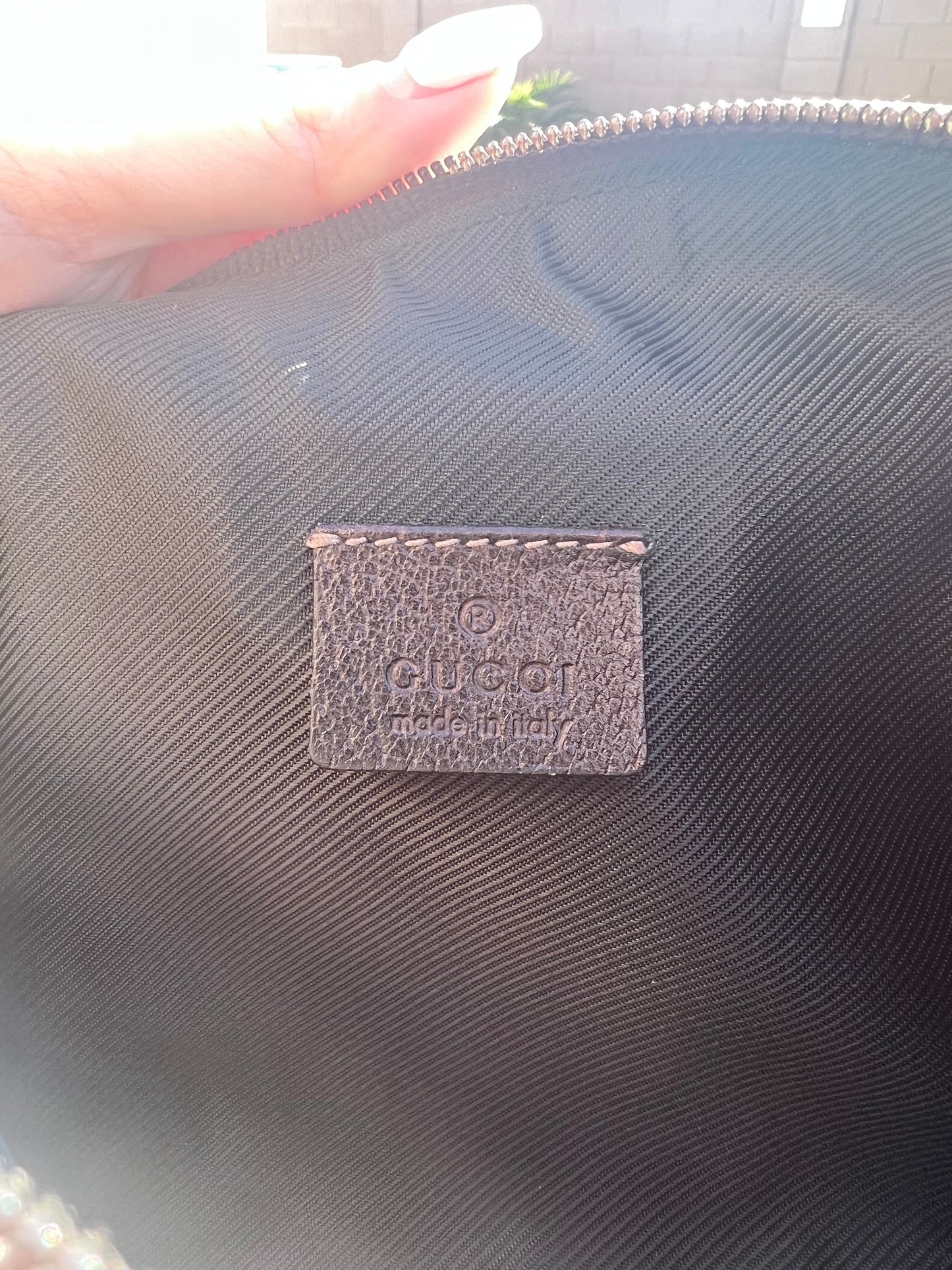 Pre-owned Gucci Monogram Shoulder Bag