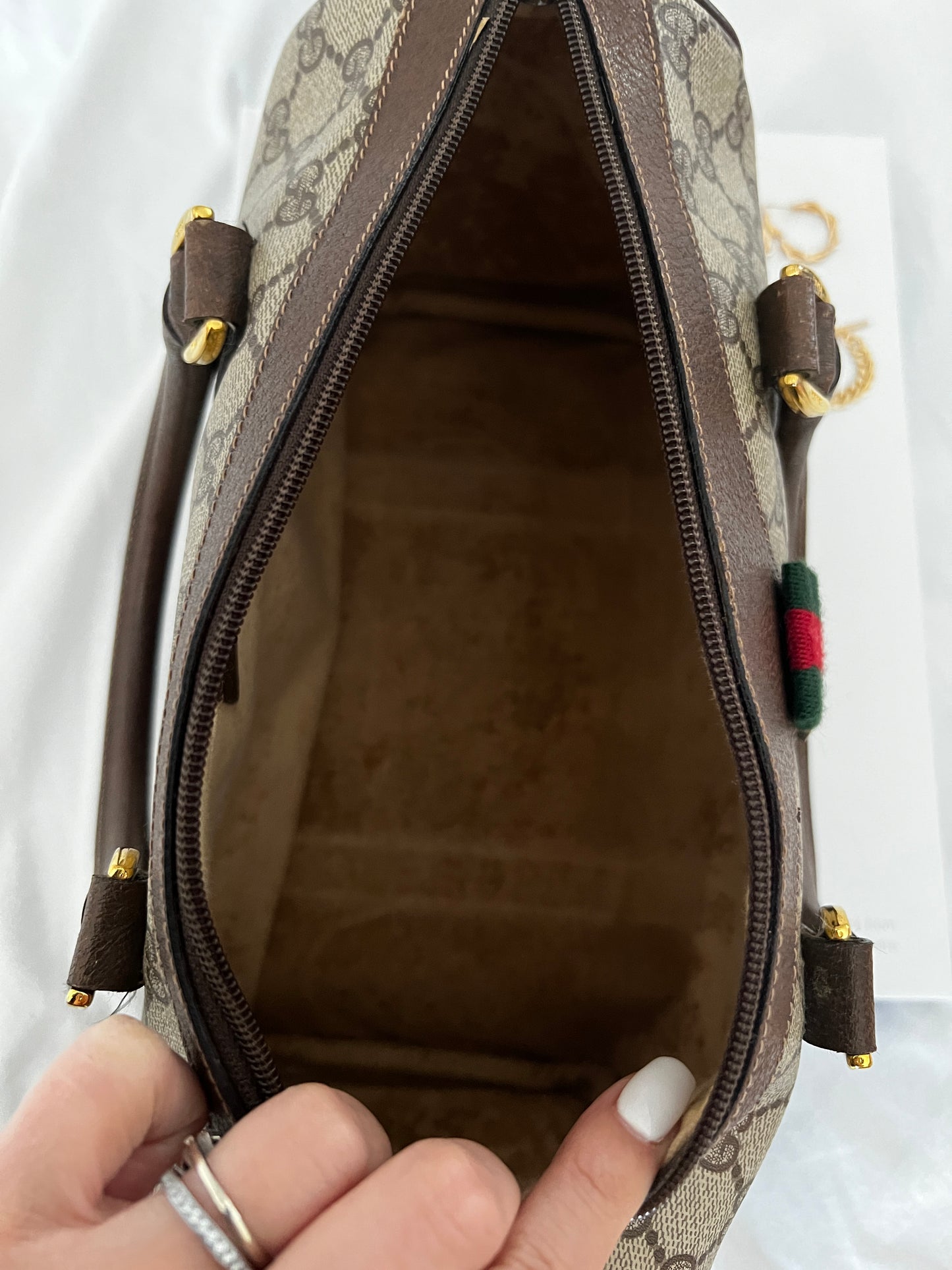 Pre-owned Gucci Boston Handbag