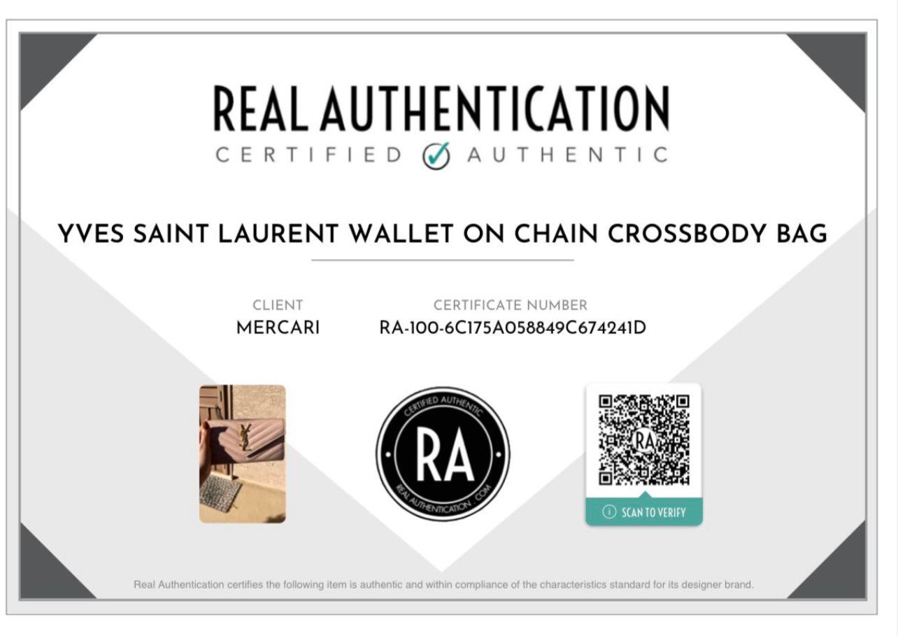 Pre-owned Yves Saint Laurent Wallet On Chain